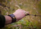 Identify Your Target Jewels, Bush Bling Leather Cuff.