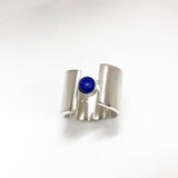 wave ring - lapis lazuli