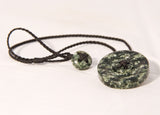 Stone Button pendants
