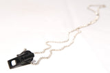 Stone Zipper pendants - small