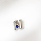 wave ring - lapis lazuli