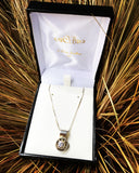 rose 9mm bush bling pendant