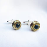 bullet cufflinks (black onyx)