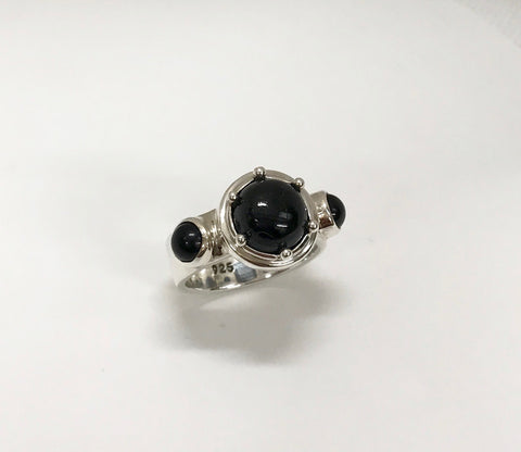 protection ring - black onyx