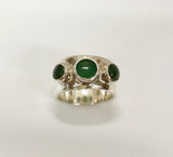 longevity ring  - light & dark green