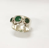 longevity ring  - light & dark green