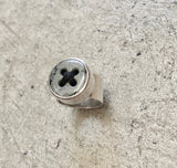 argillite button ring - small