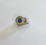 lady hunter drop set ring - swiss blue