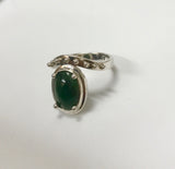 jewel of the earth ring -mid green