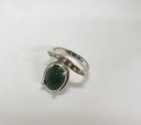 jewel of the earth ring -mid green