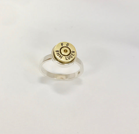 lady hunter ring- thin band primer left in