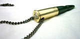 Stone Capped Bullet Pendant