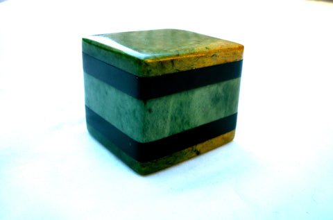 Pounamu allsort sculpture