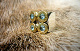 Identify Your Target Jewels, Women's Button Buck Ring.