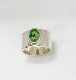 earth ring - mid green/white