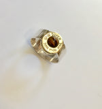 hunter drop set ring (tiger eye)