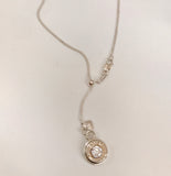 bush bling lariat (rose bullet charm)