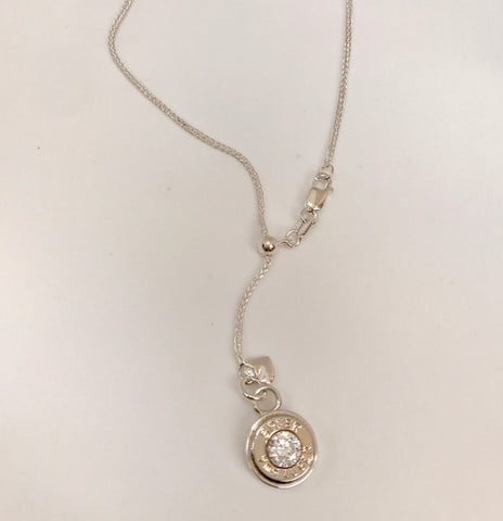 bush bling lariat (rose bullet charm)