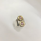 elevation ring - pink zirconia