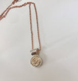 9mm rose bush bling pendant -primer in