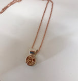9mm rose bush bling pendant -primer in