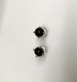 protection studs -non faceted black onyx