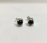 protection studs -non faceted black onyx