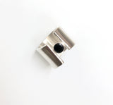 wave ring - black onyx